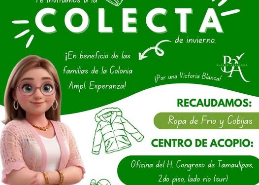 Abriguemos a quienes más lo necesita: Blanquita Anzaldúa