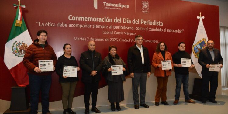 Reconoce el gobernador Américo Villarreal a las y los periodistas y los exhorta a informar con ética y veracidad