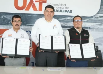 Firma la UAT convenio con el INE y el IETAM