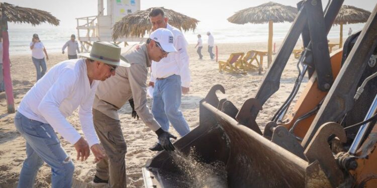 La Playa Miramar en Madero, la más limpia y segura de México: Erasmo González Robledo