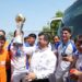 Rector de la UAT, recibe a los Correcaminos campeones de la Liga Premier
