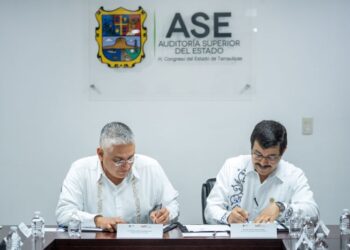 Firman convenio la UAT y la Auditoría Superior del Estado