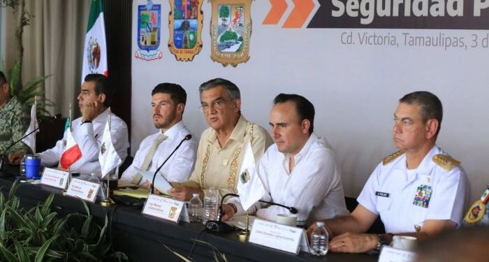 Gobernadores de Nuevo León, Coahuila y Tamaulipas, acuerdan reforzar seguridad fronteriza e interestatal