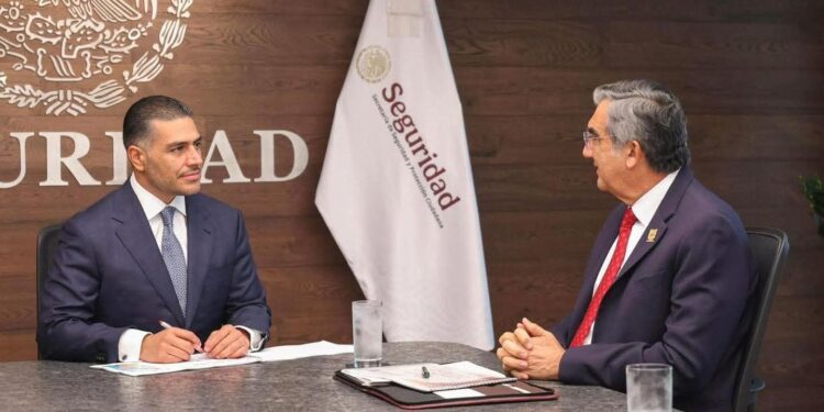 Américo Villarreal y Omar García Harfuch