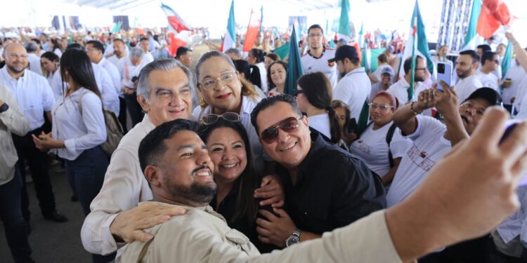 «Cuenta con el pueblo de Tamaulipas», expresa Américo Villarreal a Claudia Sheinbaum