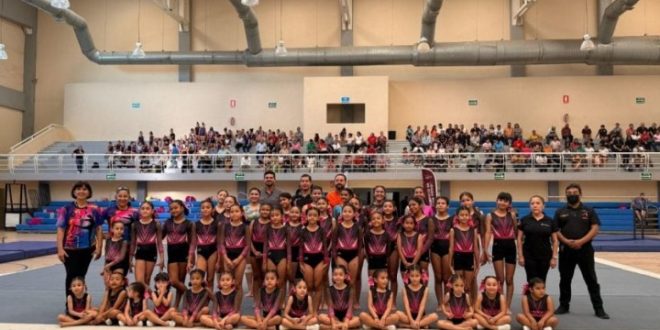Entrega Gobierno de Tamaulipas equipo de gimnasia artística a atletas de la Unidad Deportiva Tampico