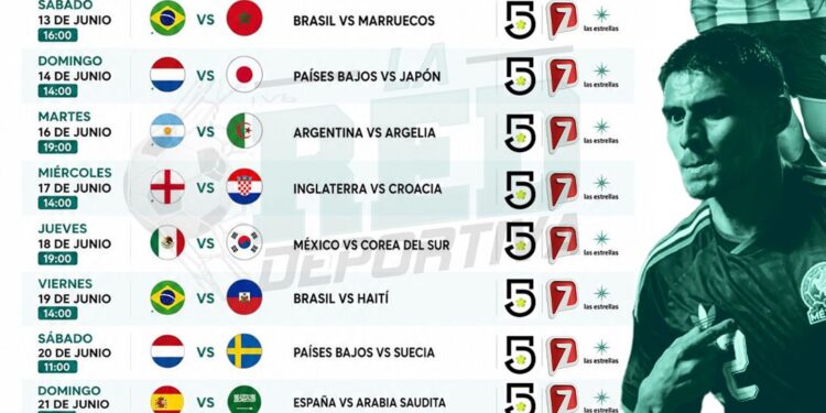 ¿Quieres saber donde y cuando juega tu selección? Aqui te lo presentamos