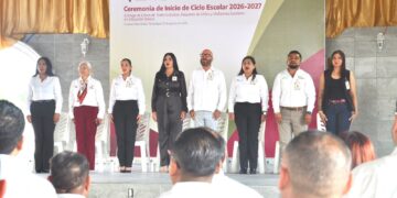 Refrenda secretario de Recursos Hidráulicos compromiso de Tamaulipas con la educación en Díaz Ordaz
