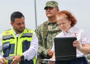Activan en Torre Bicentenario protocolos de prevención y respuesta de emergencia como parte del Simulacro Nacional 2026