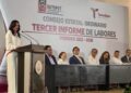 Blanca Valles rinde su Tercer Informe de Labores; destaca Unidad, Resultados y Compromiso con las y los trabajadores